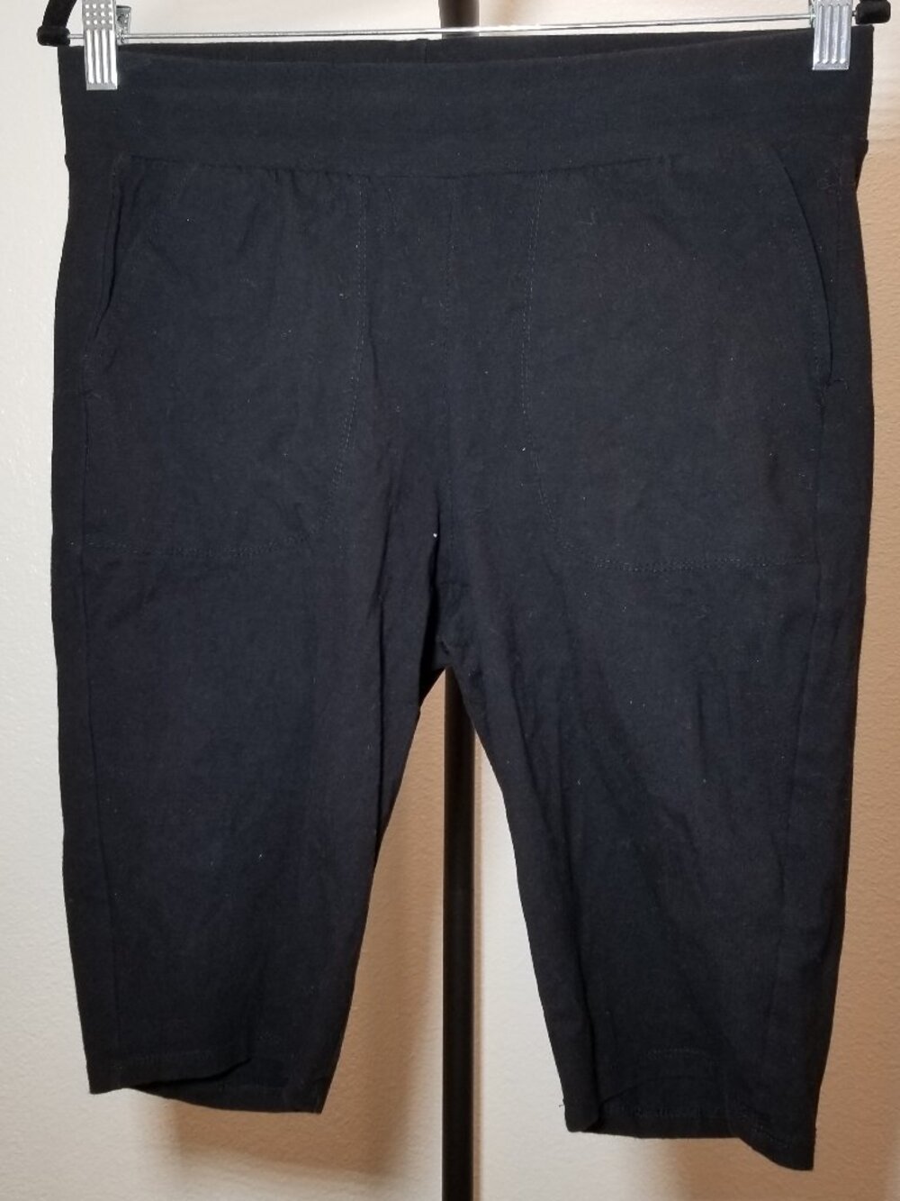 Torrid Bermuda Biker Shorts Size 00 Black 9” Inseam Loungewear Workout Gym City